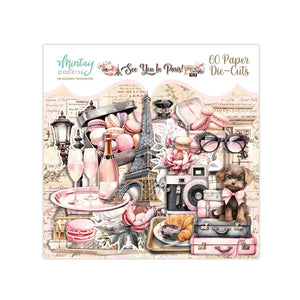 Mintay - See You In Paris Paper Die Cuts 60/Pkg