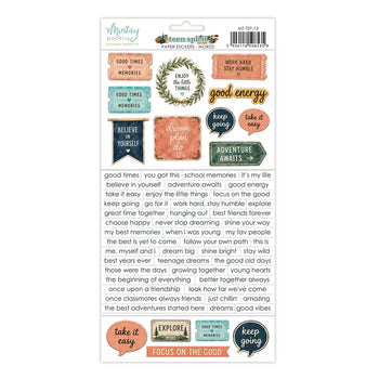 Mintay - Teen Spirit Paper Stickers - Words