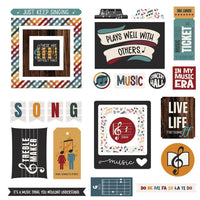 Photo Play - Music Notes Cardstock Ephemera