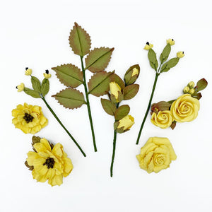 49 & Market Flowers - Nature's Bounty - Canary 12/Pkg
