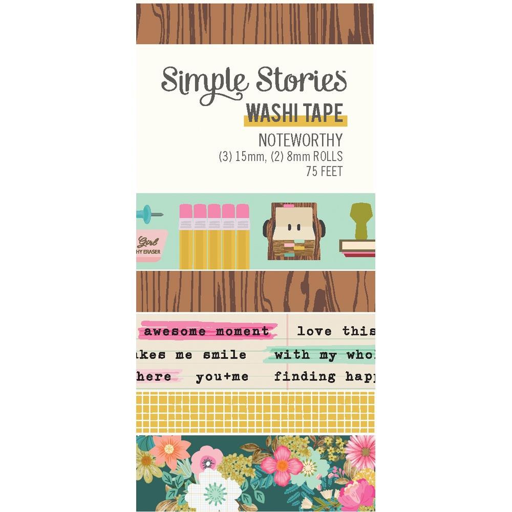 Simple Stories - Noteworthy Washi Tape