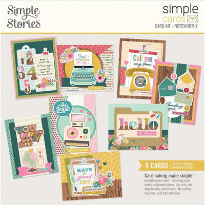 Simple Stories - Simple Cards Card Kit - Noteworthy