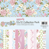 Uniquely Creative - Patchwork Roses 12x12 Collection Pack