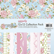 Uniquely Creative - Patchwork Roses 12x12 Collection Pack