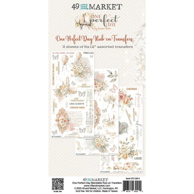 49 and Market - One Perfect Day Rub-On Transfer Set 6