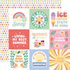 Echo Park - Our Groovy Summer Paper - 4x4 Journaling Cards