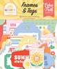 Echo Park - Our Groovy Summer Frames & Tags