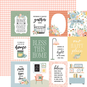 Echo Park - Our Happy Place Paper - 3X4 Journaling Cards