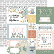 Echo Park - Our Happy Place Paper - Multi Journaling Cards