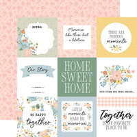 Echo Park - Our Happy Place Paper - 4X4 Journaling Cards