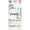 Echo Park - Our Happy Place Chipboard Words & Phrases Stickers 6x13"