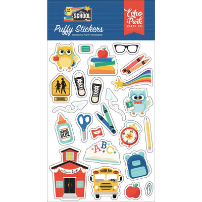 Echo Park - Off to School Puffy Stickers