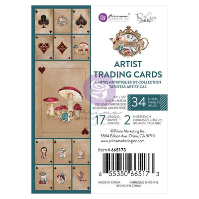 Prima - Lost In Wonderland Artist Trading Cards 34/Pkg