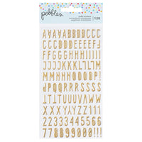 Pebbles All The Cake Puffy Stickers 4"X6" 120/Pkg