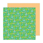 Pebbles - Cool Boy Pattern Paper - Palm Trees