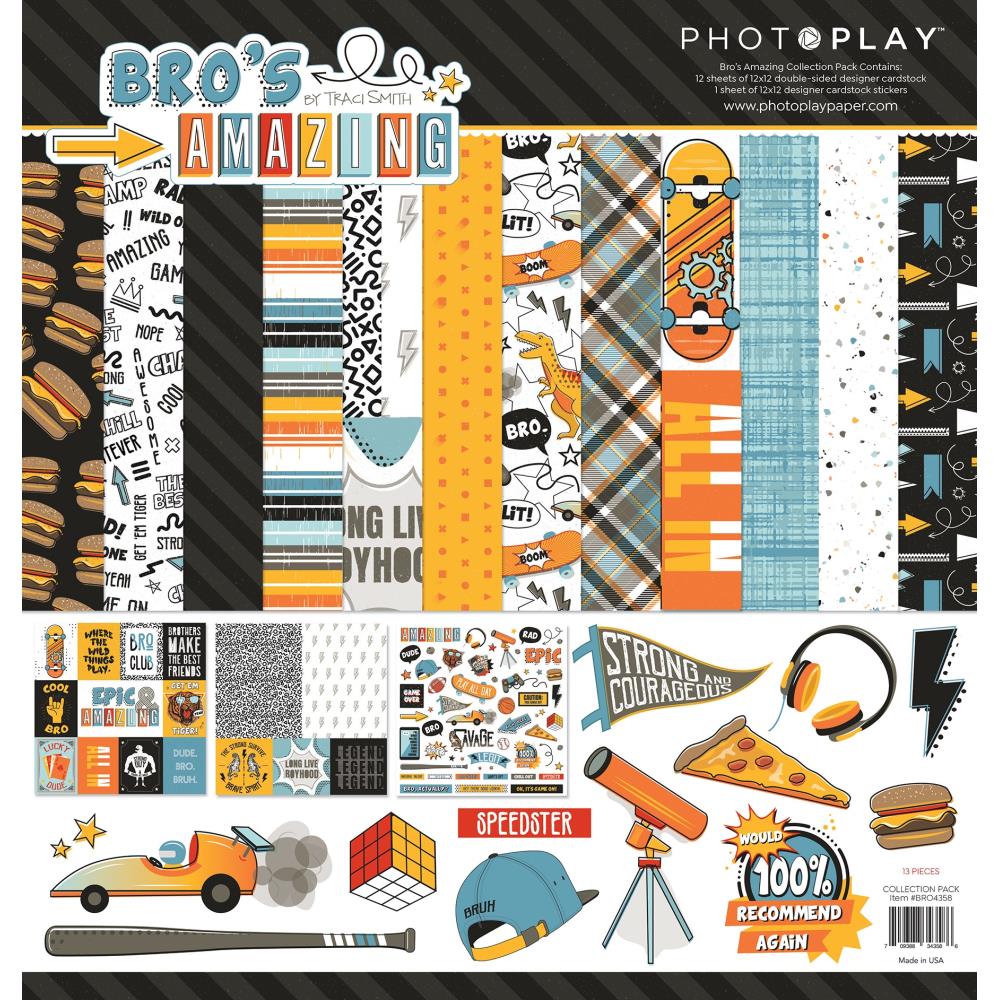 Photo Play - Bro's Amazing 12x12 Collection Pack