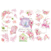 Prima - Postcards from Paradise Rub-Ons 6"X12" 3/Pkg