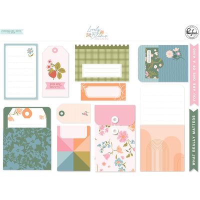 Pinkfresh - Lovely Blooms Journaling Bits 15/Pkg