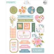 Pinkfresh - Lovely Blooms Fabric Stickers 20/Pkg