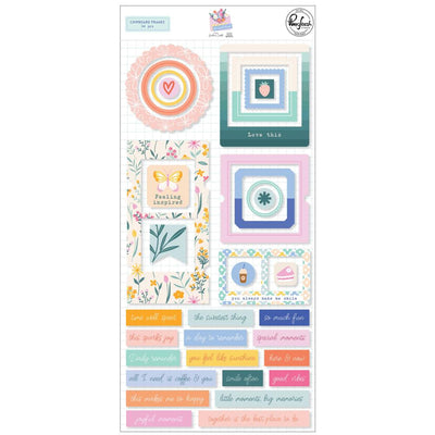 Pinkfresh - The Simple Things Chipboard Frames 34pcs
