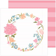 Pinkfresh - Lovely Blooms 12x12 Paper - Be Present
