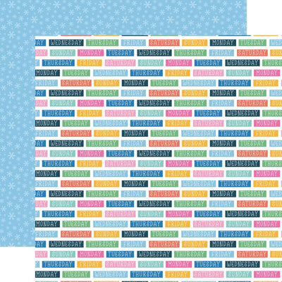 Echo Park - Plan On It Paper - Days Of The Week Labels