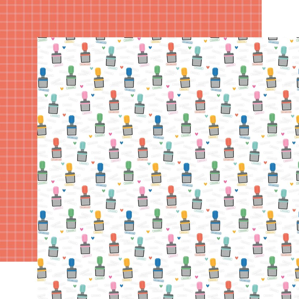 Echo Park - Plan On It Paper - Documented Stamps