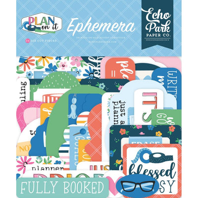 Echo Park - Plan On It Ephemera Die Cuts 34/Pkg