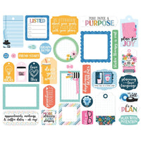 Echo Park - Plan On It Frame & Tags Die Cuts 34/Pkg