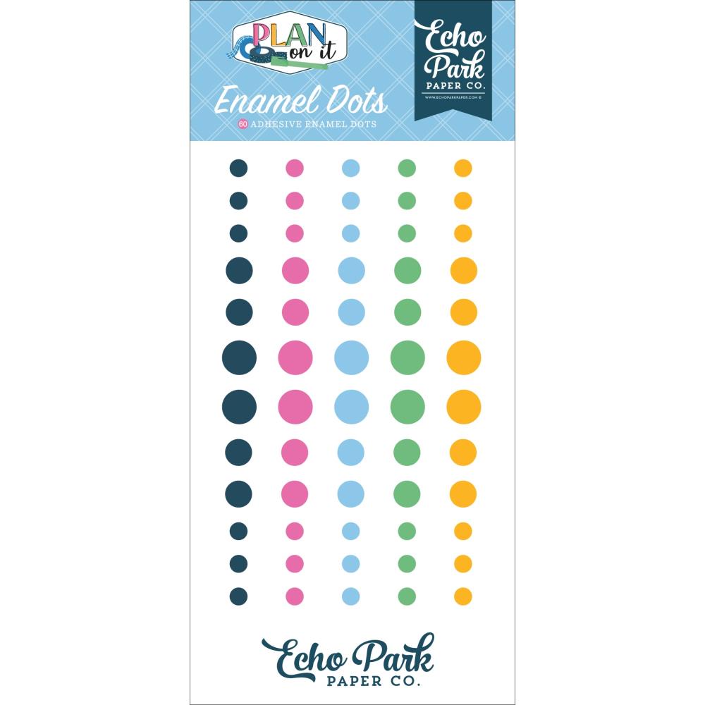 Echo Park - Plan On It Enamel Dots 60/Pkg