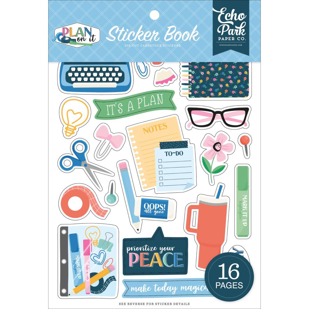 Echo Park - Plan On It Sticker Book 16 Pages
