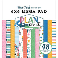 Echo Park - Plan On It 6x6 Mega Paper Pad 48 Pages