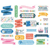 Echo Park - Plan On It Titles & Phrases Die Cuts 32/Pkg