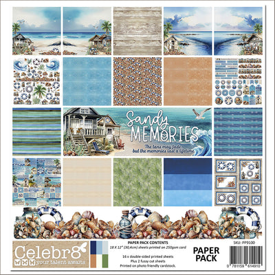 Celebr8 - Sandy Memories Paper Pack