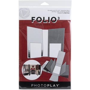 Photo Play Maker's Series - 4.5"X8.5" Folio #3 - White