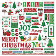 Photo Play - Santa Please Stop Here Element Stickers 12x12