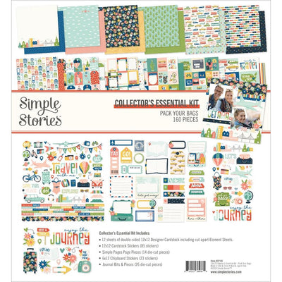 Simple Stories - Pack Your Bags Collector's Essential Kit 12
