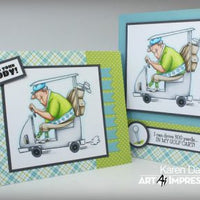 Art Impressions - Par-Tee Golfers Stamp Set