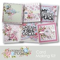 Uniquely Creative - Patchwork Roses Card Making Kit