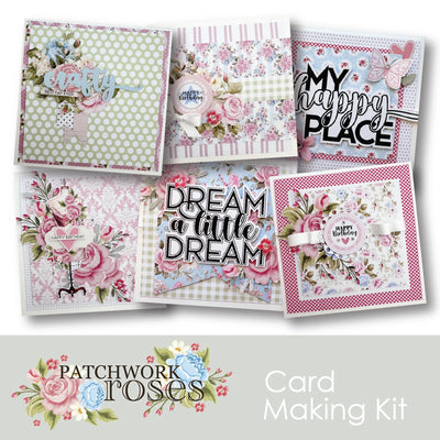 Uniquely Creative - Patchwork Roses Card Making Kit