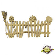 2Crafty - Halloween Scary Fence