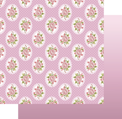 Uniquely Creative - Patchwork Roses Paper - On the Bias