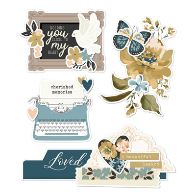 Simple Stories - Remember Layered Chipboard