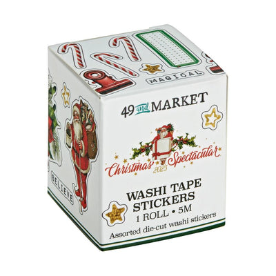 49 and Market - Christmas Spectacular Collection - Washi Tape - Stickers