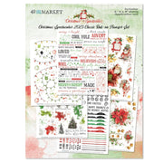 49 and Market - Christmas Spectacular Collection - 6 x 8 Rub-on Transfers - Classic