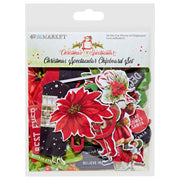 49 and Market - Christmas Spectacular Collection - Chipboard Set