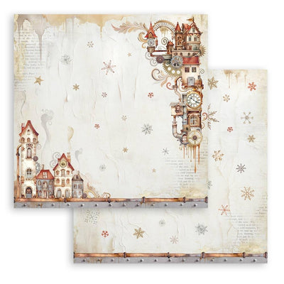 Stamperia - Gear Up for Christmas Paper - Cozy Houses