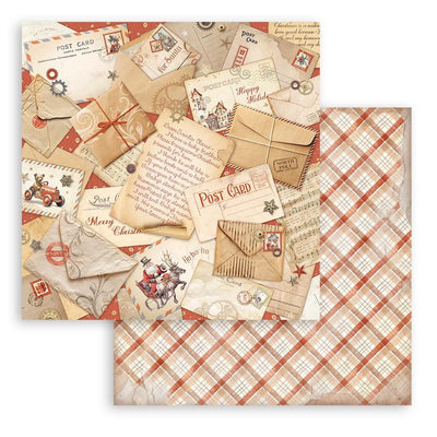 Stamperia - Gear Up for Christmas Paper - Postcards