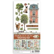 Stamperia - Art of Travelling Double-Sided Paper Cut-Outs 4/Pkg