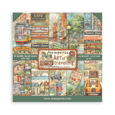 Stamperia - Art of Travelling Double-Sided Paper Pad 12